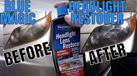Blue Magic Headlight Lens Restorer: Restoring Headlights to their Former Glory